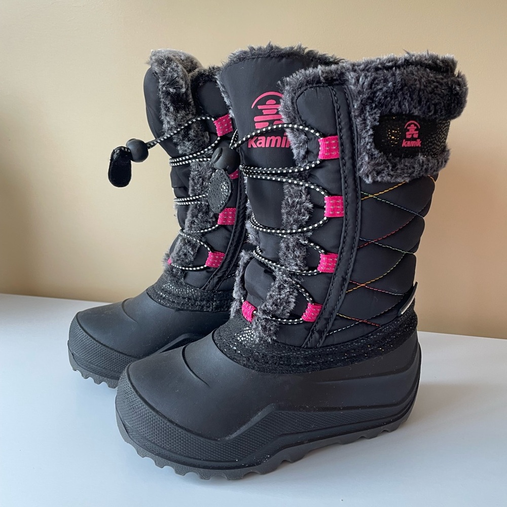 Kamik Kids' Star 4 Waterproof Insulated Fleece Winter Boots